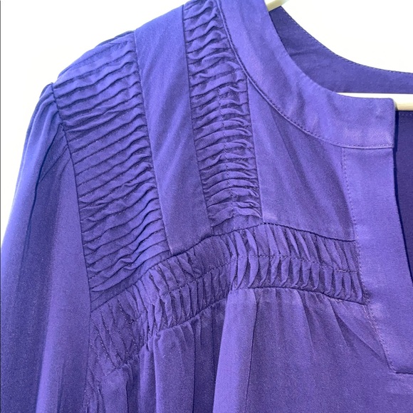 Lane Bryant Deep Purple Blouse - Picture 4 of 13
